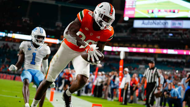 Miami Hurricanes Wide Receiver